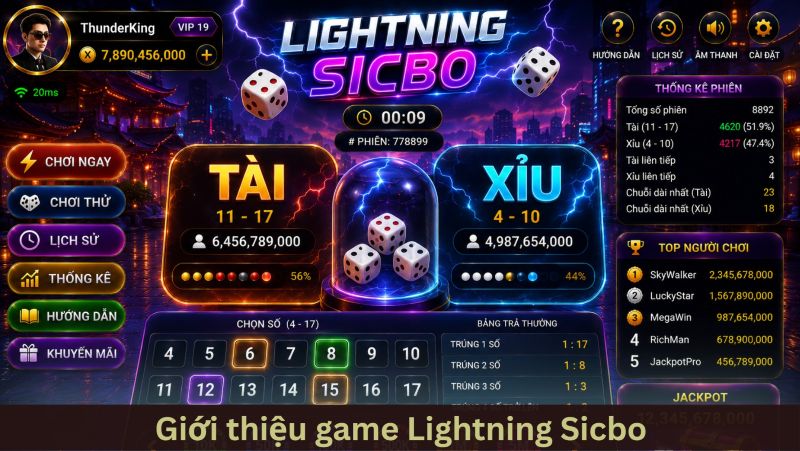 Lightning Sicbo – Thử vận may để săn hệ số nhân thưởng cực khủng 2 Lightning Sicbo là gì?