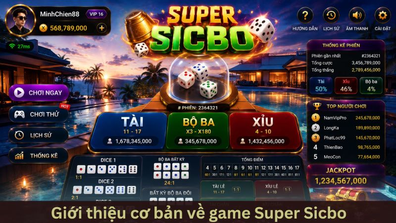 Super sicbo – Cẩm nang chinh phục game từ tân binh đến cao thủ 2 Super sicbo là gì?