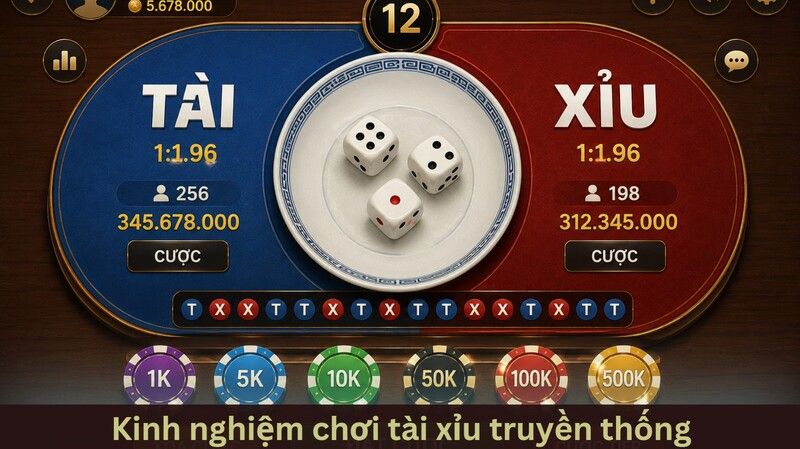 Tài xỉu truyền thống - Top game được nhiều game thủ lựa chọn 4 Kinh nghiệm thực chiến và cách phòng tránh bẫy công nghệ