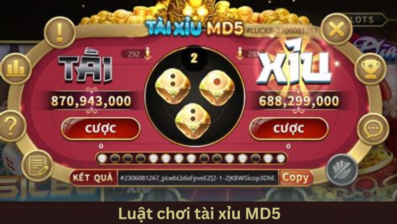 Cách đặt cược và luật chơi cơ bản của Tài Xỉu MD5