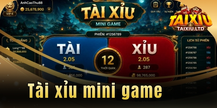 tai xiu minigame 2026 moi nhat